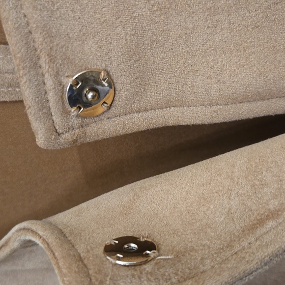 Faux SUEDE long COAT NWOT - Picture 7 of 7